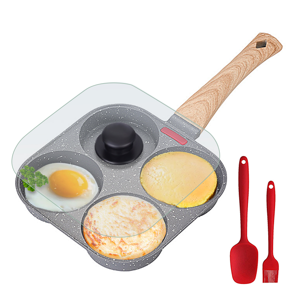 Mini Pancake Griddle - Non Stick 4-Cup Egg Frying Pan
