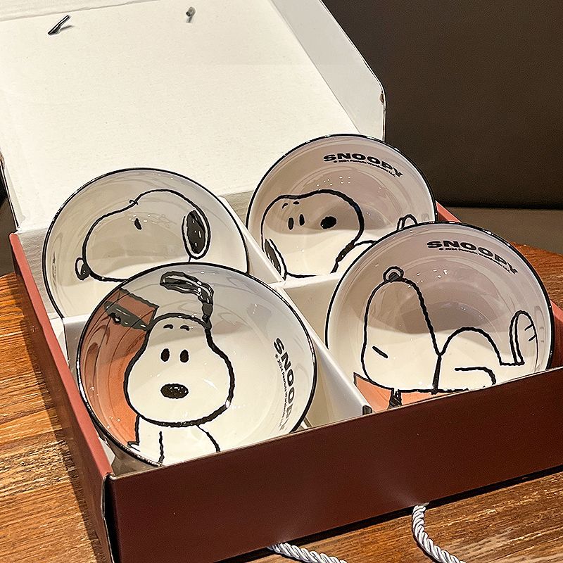 Snoopy Ceramic Bowl Set 2025 N - Dim Sum Basket 评论和价格