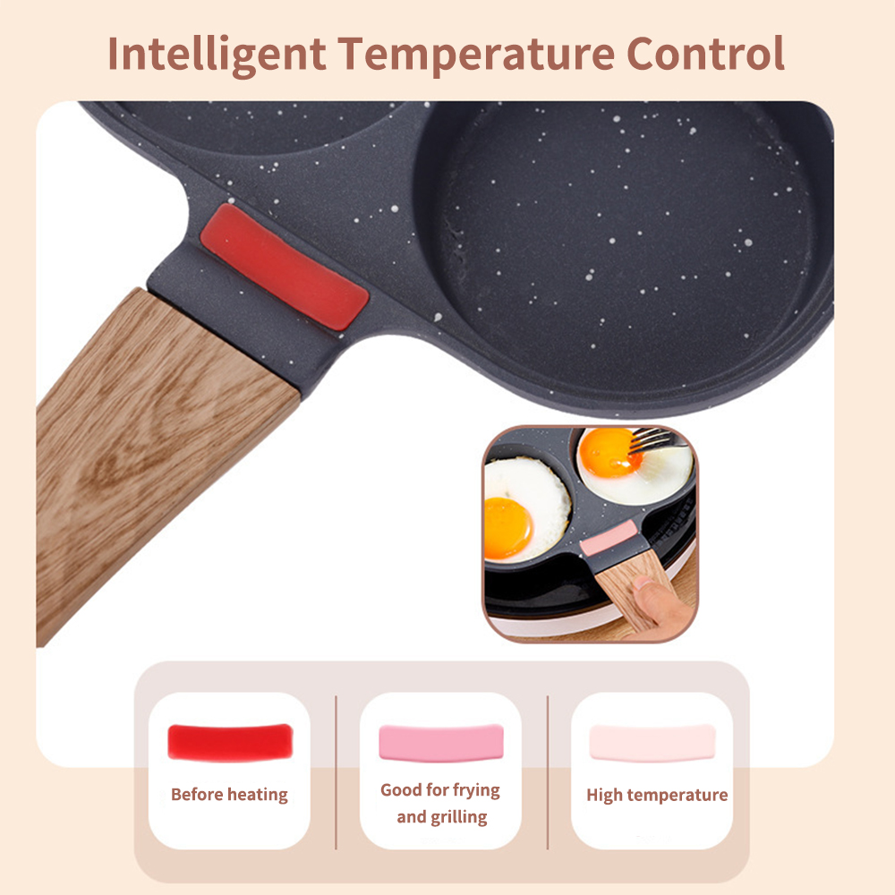 Non Stick 4-Cup Egg Frying Pan - Mini Pancake Griddle 评论和价格