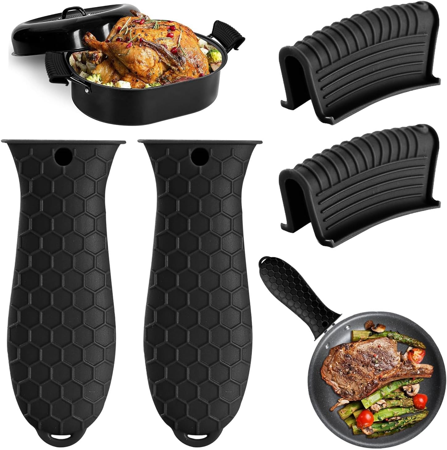 Silicone Heat-Resistant Handle - Cast Iron Corn 评论和价格