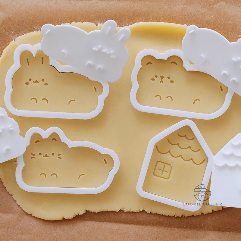 Cartoon Animals Cookie Cutter  - Bunny Cake Mold 评论和价格