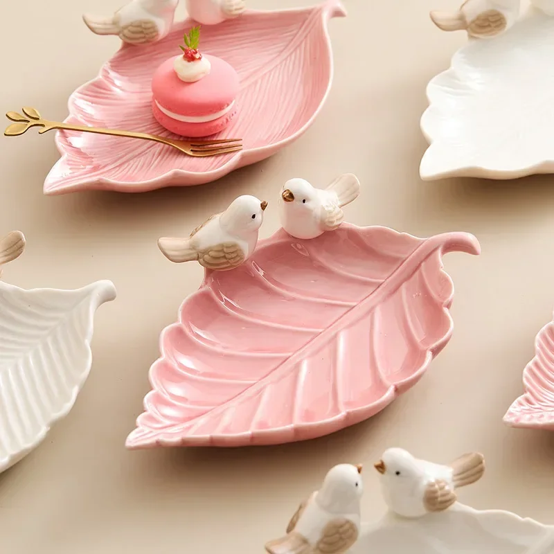 Cute Bird Tray Ceramic Jewelry - Dim Sum Basket 评论和价格