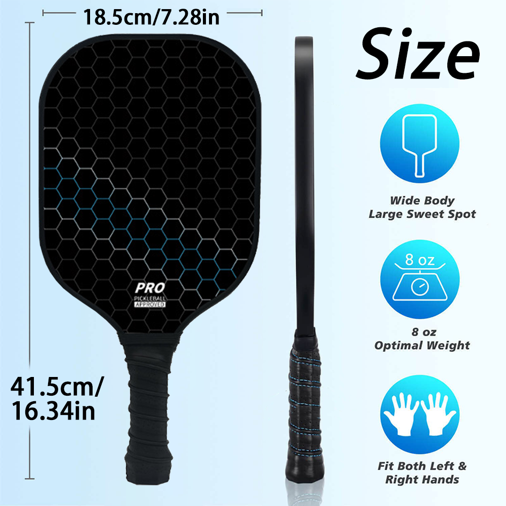 2 PCS Pickleball Paddle Set Ca - Crepe Pan Carbon 评论和价格