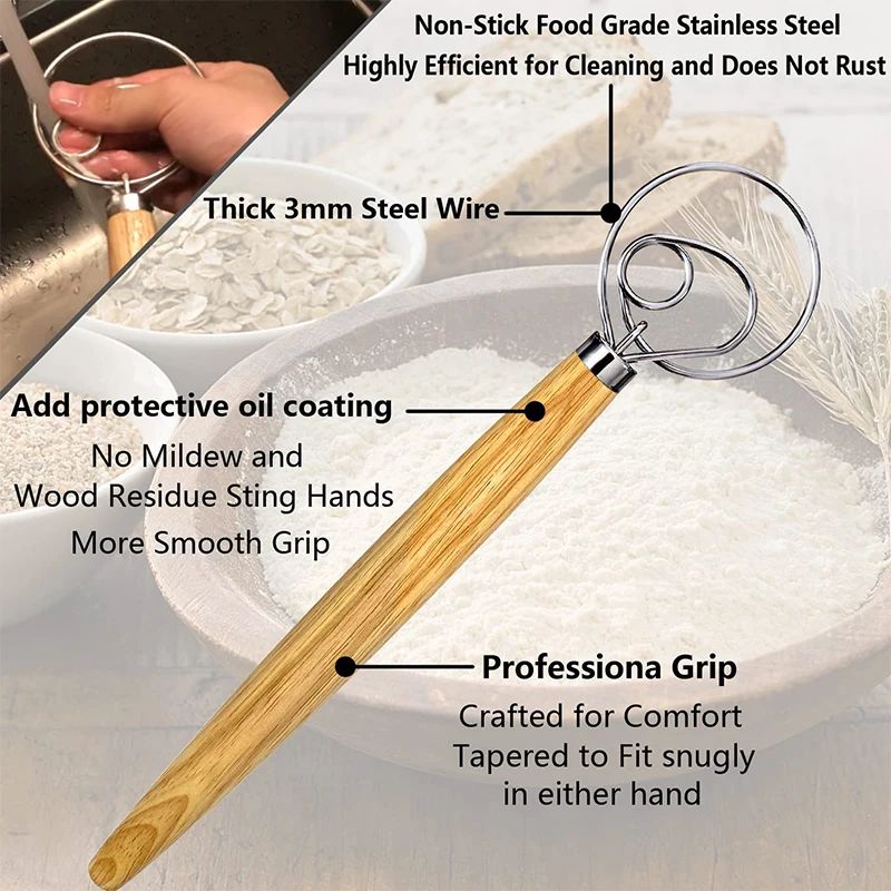 Danish Egg Beater Baking Acces - Danish Pancake Pan 评论和价格