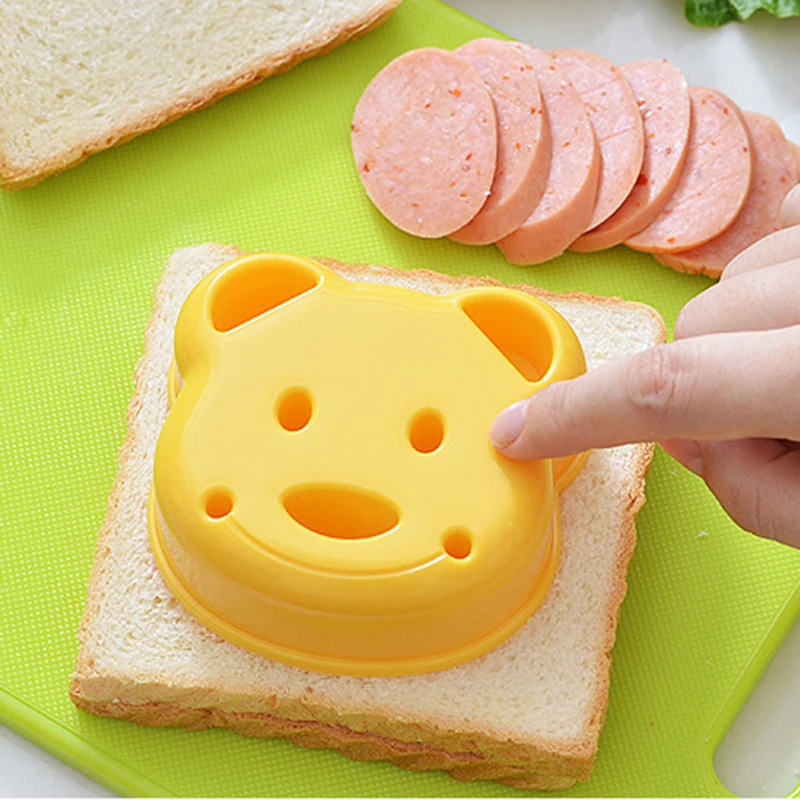 2pcs Sandwich Mould Bear Cat R - Bunny Cake Mold 评论和价格