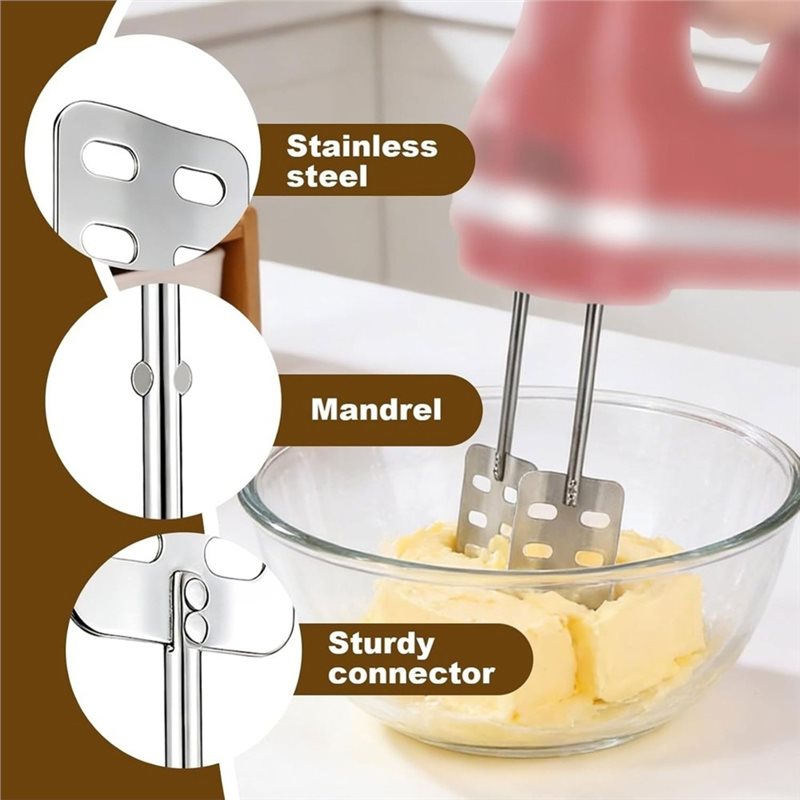 A83G-2Pcs Hand Mixer Butter Ch - Kitchenaid Mixer Hand Mixer 评论和价格