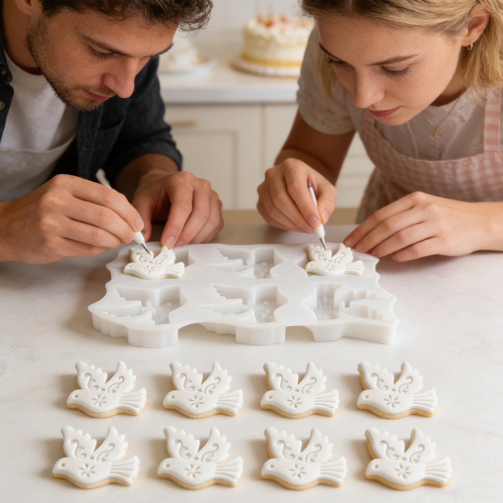Bird Shape Silicone Mold 6-Cav - Potsticker Mold 评论和价格