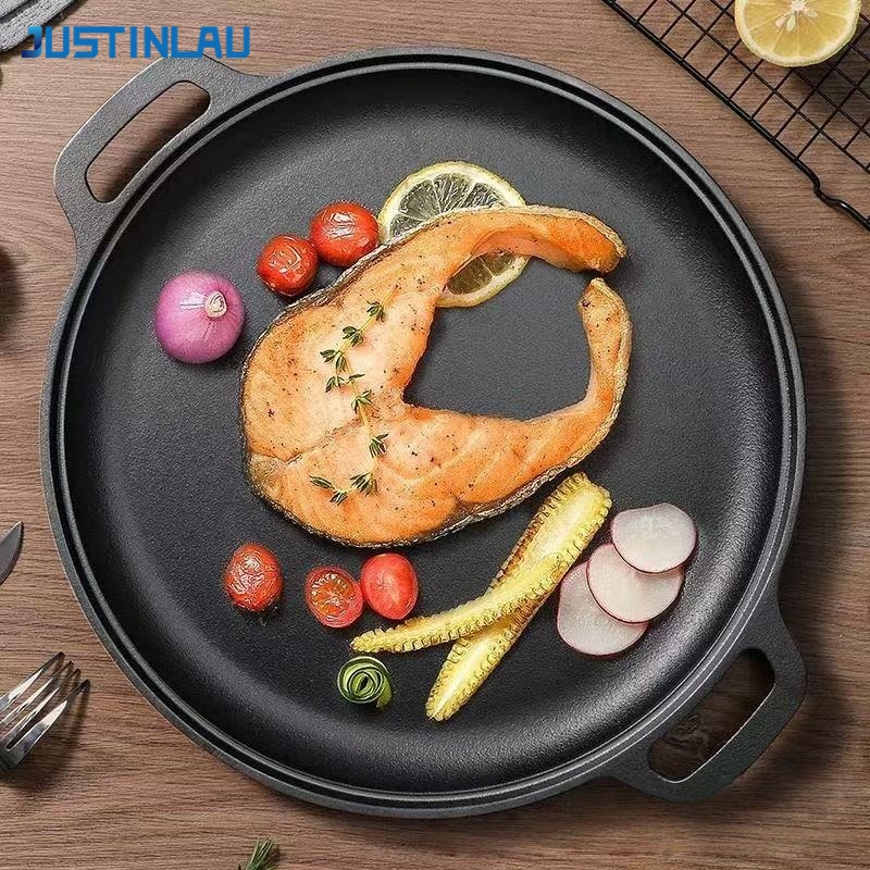 JUSTINLAU Double-Ear Frying Pa - Cast Iron Corn 评论和价格