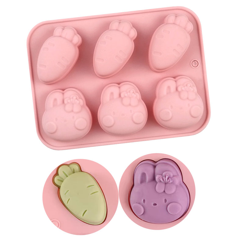 Cartoon Silicone Mold Rabbit C - Bunny Cake Mold 评论和价格