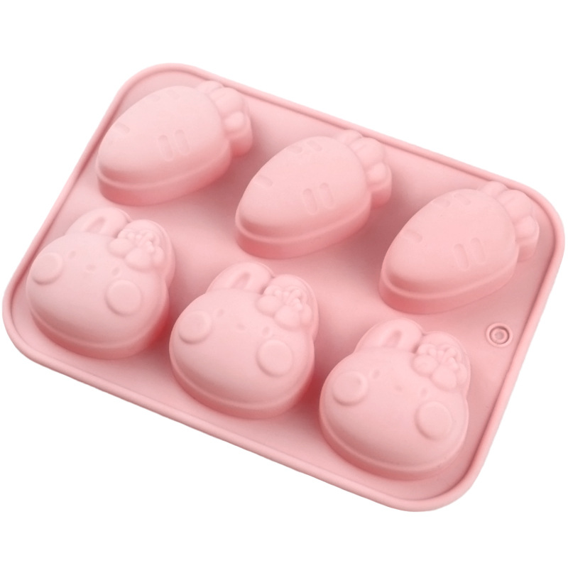 Cartoon Silicone Mold Rabbit C - Bunny Cake Mold 评论和价格
